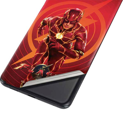 DC Comics The Flash Movie: Flash in Motion Galaxy S21 Plus 5G Skin